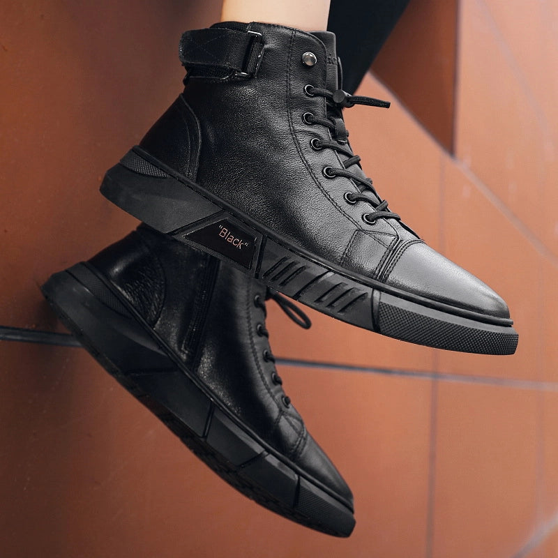 💥Last-Minute Deals 50% RABATT💥Bestseller💥 Herren Casual Vielseitige Echtleder Stiefel