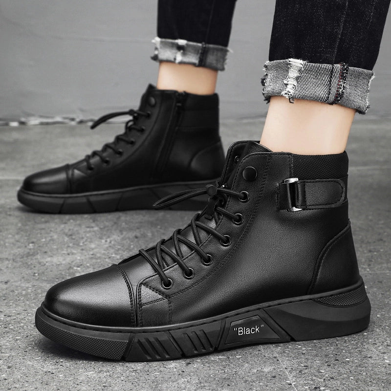 💥Last-Minute Deals 50% RABATT💥Bestseller💥 Herren Casual Vielseitige Echtleder Stiefel