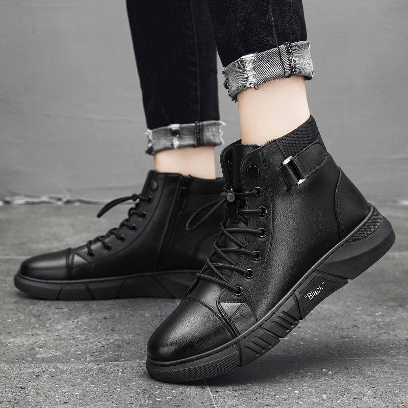 💥Last-Minute Deals 50% RABATT💥Bestseller💥 Herren Casual Vielseitige Echtleder Stiefel